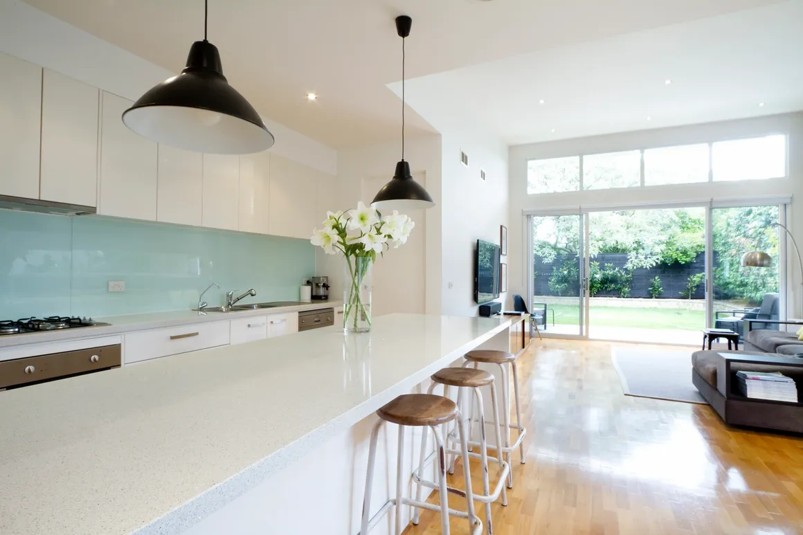 beautiful white natural bright kitchen